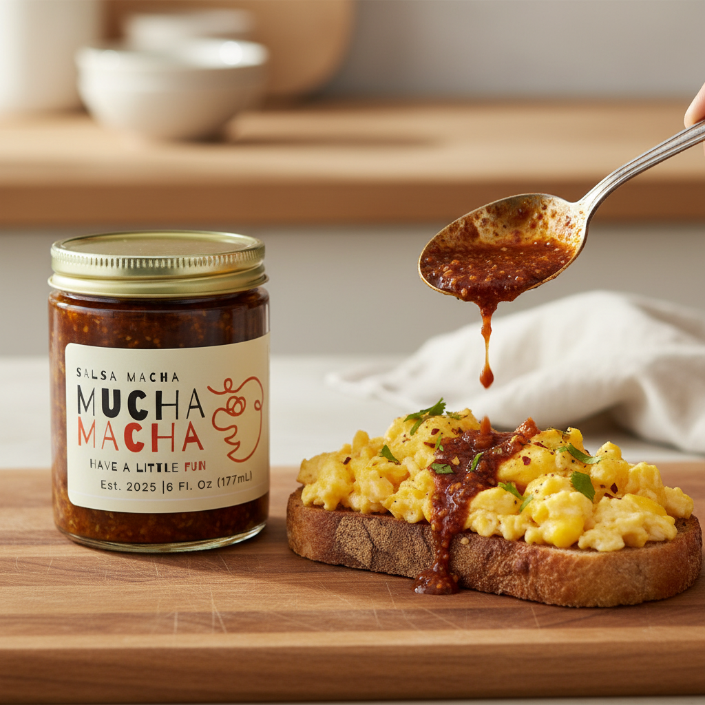 now, ensure that the mucha macha orginal label is shown in the picture branding